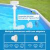 Pool Fountain for Inground Pools Universal Compatibility Pool Fountain Adjustable Pool Waterfall Sprinkler for Inground