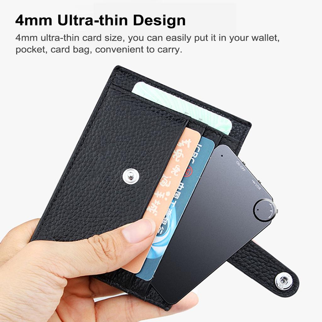 Ultra Thin Voice Recorder Portable MP3 Player 16GB Voice Activated Recorder Digital Sound Recorder Black