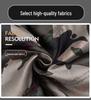 Camouflage Velvet-Padded Winter Work Jacket: Warm, Thick, Mid-Length, Cold-Resistant