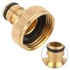 Fitting Hose Tap Connector Garden Adapter Golden Replacement Tap Faucet Water Pipe Connector 36*31mm Accessories