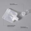 Transparent Stand Up Spout Pouch for Travel 30ml/50ml/100ml Leakproof Refillable Bag