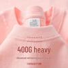 400g Unisex Heavyweight Pure Cotton Minimalist Crew Neck T-Shirt