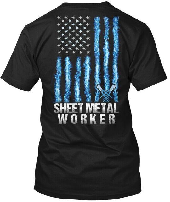 

Proud Sheet metals Worker Tee T-Shirt Made in the USA Size S to 5XL Unisex T-Shirt M