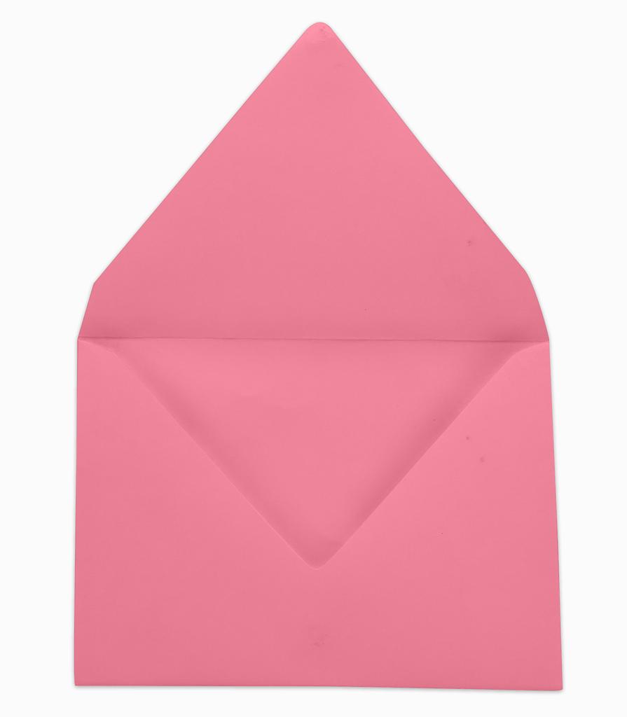 Darling Souvenir A7 Baby Pink Sobres de invitación de alta calidad (5 1 4x7 1 4) Euro V-Flap 80 LBS