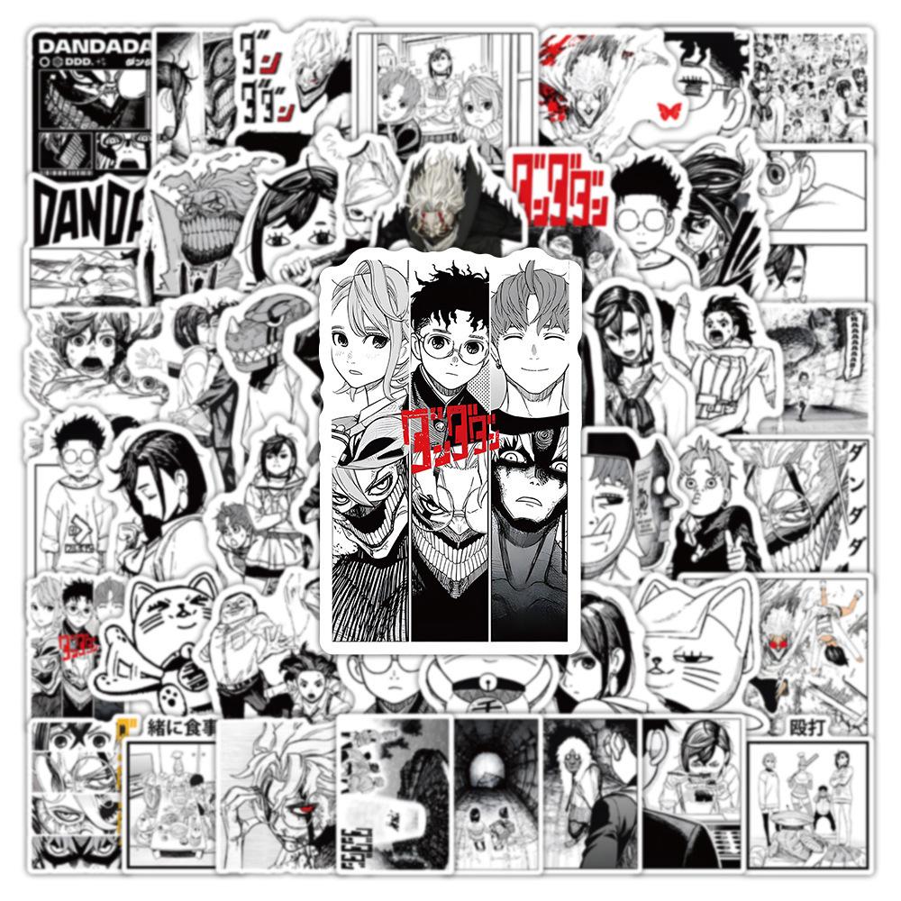 10/30/50pcs Momo Ayase Dandadan Anime Stickers Funny Okarun Cartoon Sticker Laptop Skateboard Phone Graffiti Decals Toys