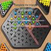 Geometric Triangle Chess Puzzle: Early Education Toy for Logical Thinking & Parent-Child Interaction
