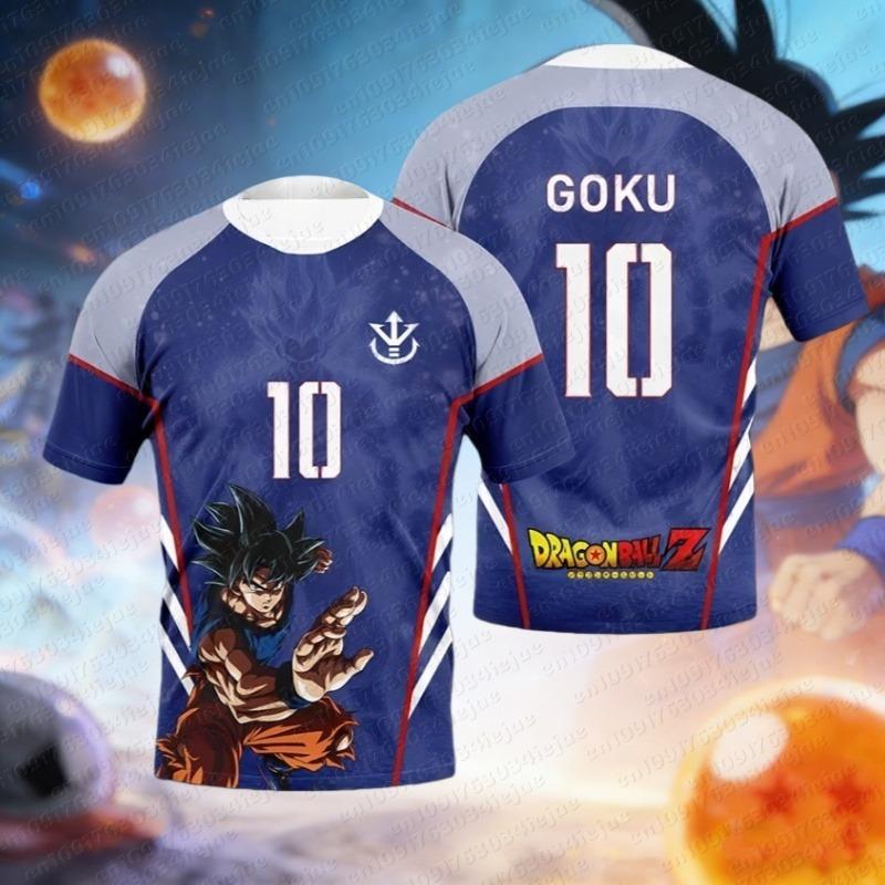 2026 Summer Dragon Ball Goku Vegeta Men's Football Jersey Cosplay