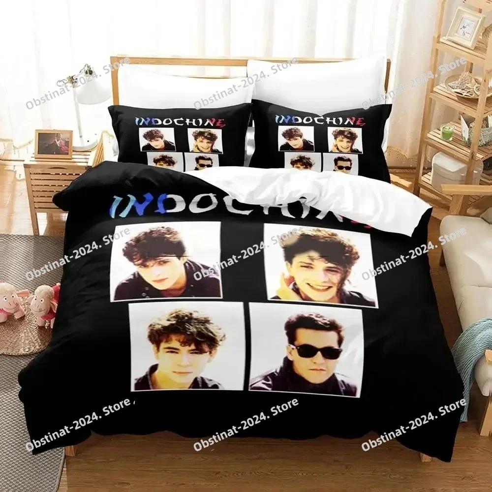 Rock Indochine Bedding Set Printed Bed Set Duvet Cover Sheet Pillowcase Soft Quilt Cover Full Queen King Size Kids Adult Fashion