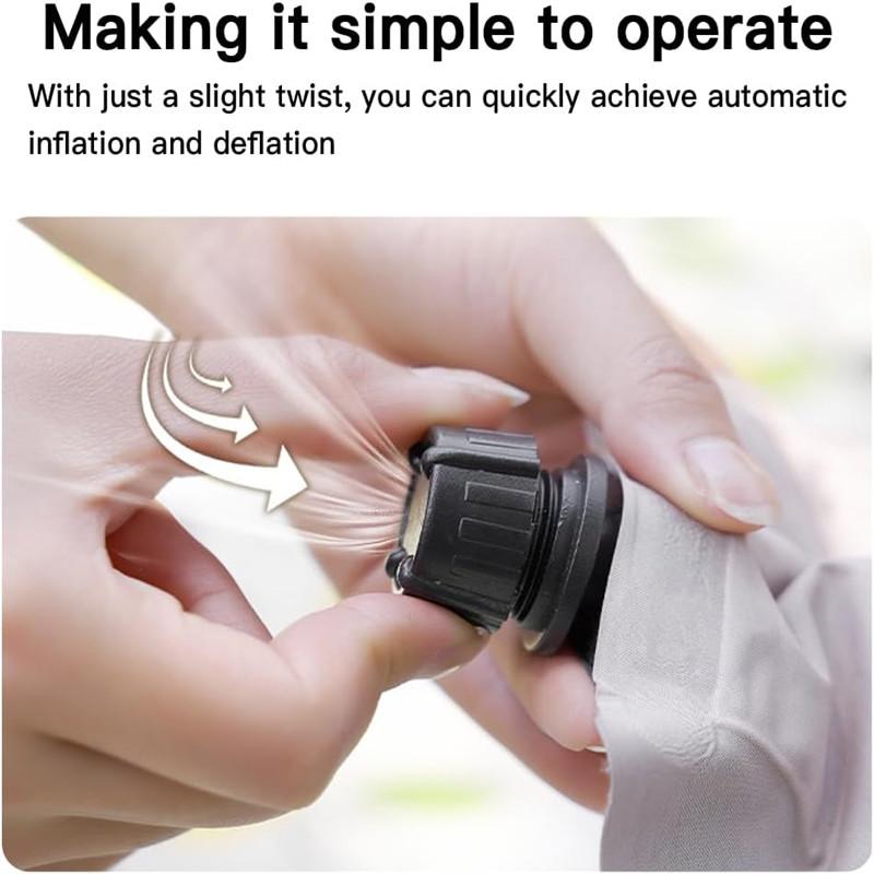 1-3Persons Automatic Inflatable Mattress with Built-in Pillow Pump Outdoor Sleeping Pad Camping Air Mat for Travel Backpacking