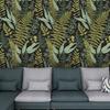Green Leaf Peel and Stick Wallpaper Leaves Self Adhesive Wallpaper Removable Contact Paper for Drawers Bedroom Living Room Decor