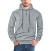 European and American Men's Spring and Autumn American Loose Casual Hoodie Long Sleeve Jacquard Sweatshirt