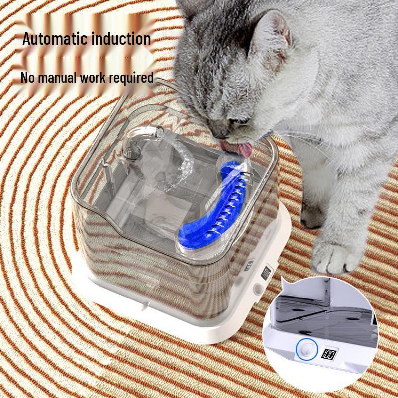 Intelligente kabellose Haustier-Wasserquelle für Katzen und kleine Hunde