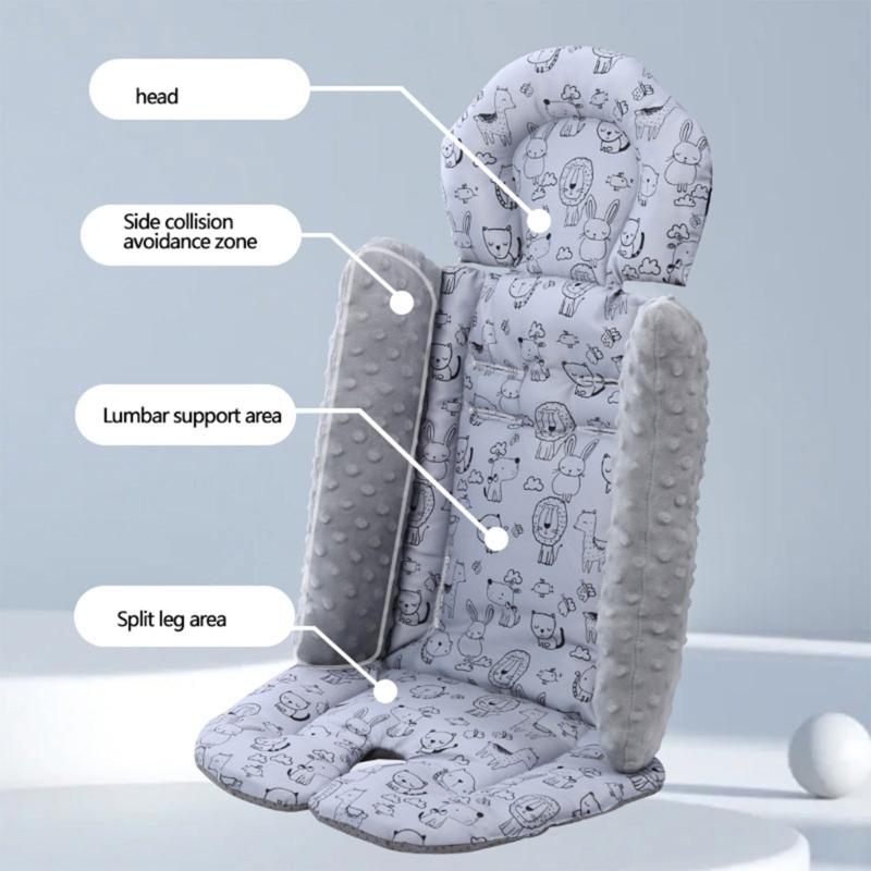 Baby Stroller Seat Liner Baby Car Seat Body Support Cushion Comfortable Baby Seat Pad Baby Pram Cushion Non Slip Cushion