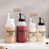 350/650ml Squeeze Sauce Bottle with Cap Wide Mouth Condiment Dispenser for Ketchup BBQ Sauces Cooking Seasoning Tools