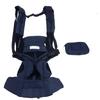 Infant Carrier Ergonomic Design Breathable Adjustable Comfortable Soft Cotton Material Striped Blue