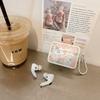 Literary small fresh flowers for AirPods 1 generation Pro earphone case Apple new third generation soft shell square