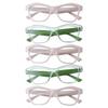 1/2/3/4/5PCS Women Clear Lens Presbyopia Glasses Personalized Cat Eye Reading Glasses Blue Light Blocking Eye Protection Eyewea