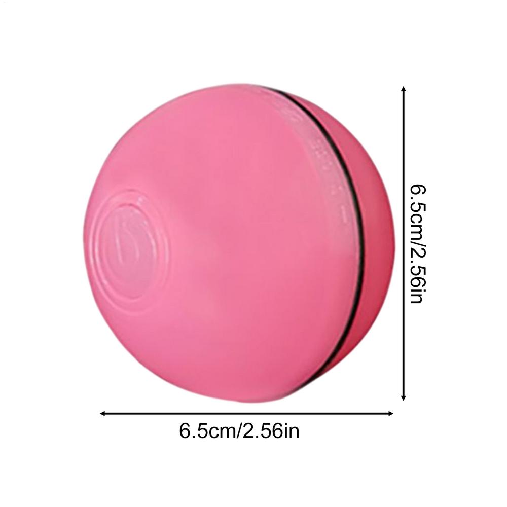 Cat Ball Toy Lighted Interactive Kitten Ball Automatic Moving Kitten Toy for Indoor Cats Relieves Boredom & Encourages Play