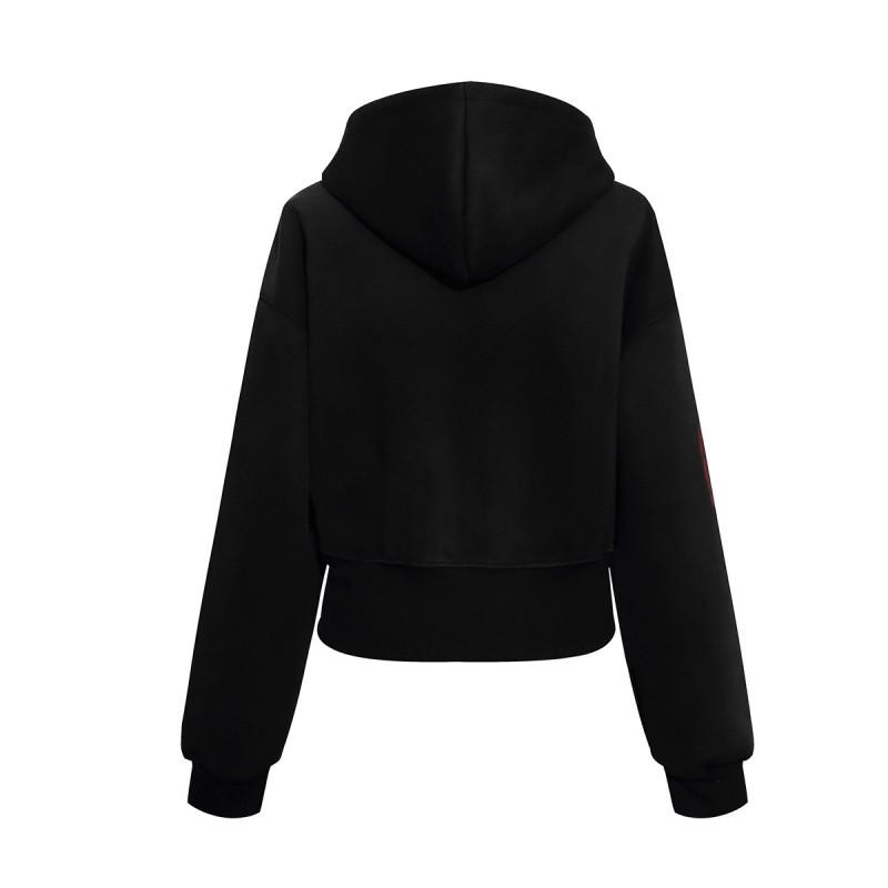 Mens Short Cropped Hooded Zip-Up Sweatshirt Vintage Washed Cotton Streetwear Oversized Loose Fit