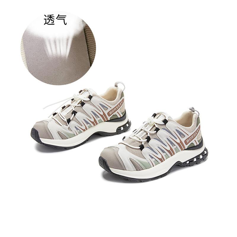 Suction film sole women's shoes dad shoes sports shoes 2025 autumn new versatile shoes children's platform casual color matching shoes