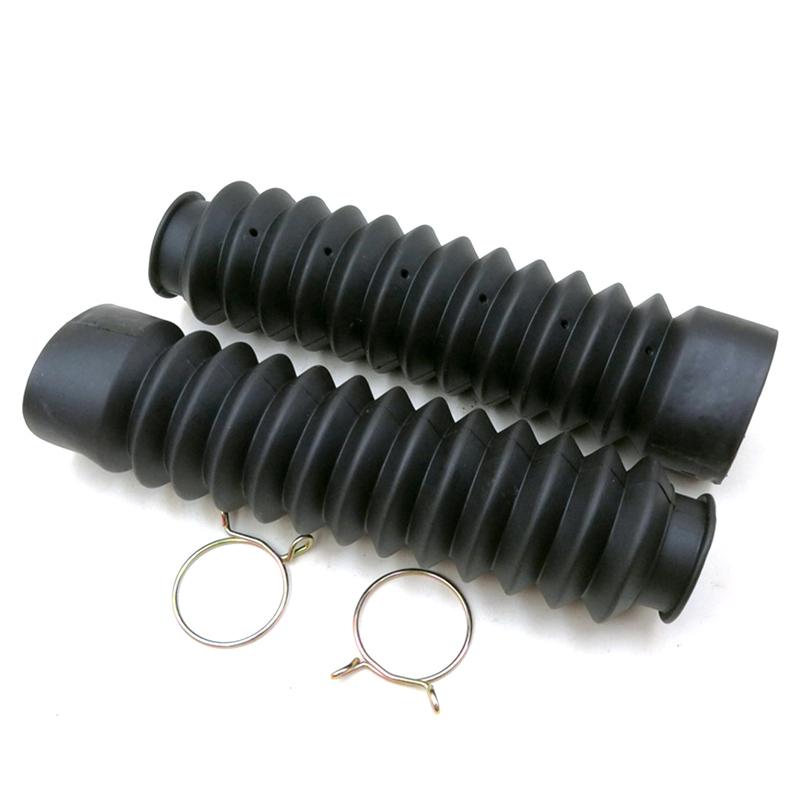2Pcs Universal Motorcycle Protector Front Fork Cover Gaiters Gators Boot Shock Protector Dust Cover Motorcycle Accessories