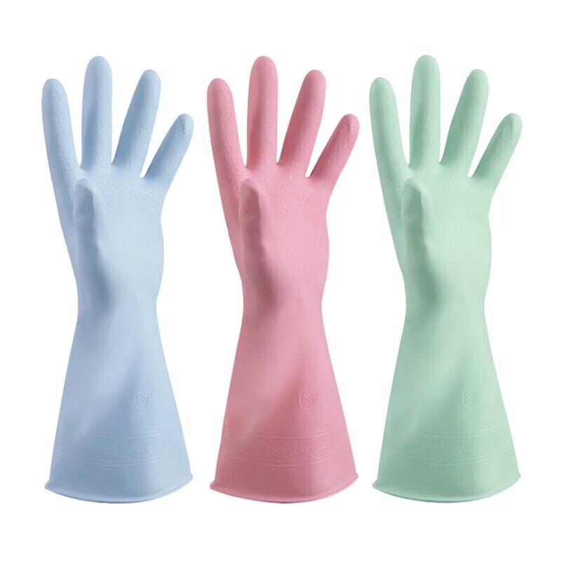 Bunker Thin Rubber Gloves (3 Pairs)
