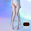 Sexy Oil Shinny Silk Stockings Peacock Lace With Silicone Non-Slip Glossy Thigh High Over The Knee Socks