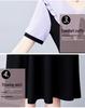 Stylish Slimming Plus Size Women's Mid-Length Summer Dress with Short Sleeves