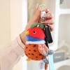 Cute Cartoon Kiwi Bird Plush Toy - Adorable Parrot Keychain and Bag Charm for Girls  18cm, Bird's Nest