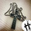 Openable Chain Pendant Necklace with Secret Compartment Charm Jewelry Cross Pendant Necklace