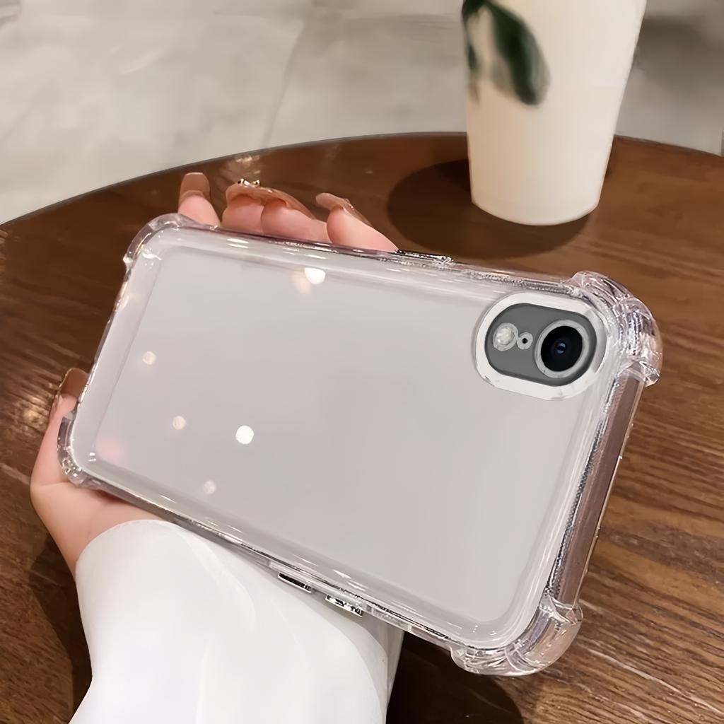 Transparent TPU Shockproof Protection Phone Case for iPhone XR / X / XS / XS Max - Clear