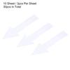4/6/10Sheet Arrow Sticker Directional Sign PVC Self-Adhesive Label Stickers Removable Floor Decal for Floor Wall Marking 6Colors