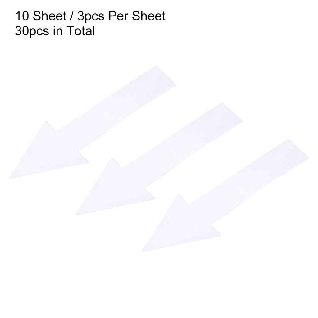 4/6/10Sheet Arrow Sticker Directional Sign PVC Self-Adhesive Label Stickers Removable Floor Decal for Floor Wall Marking 6Colors