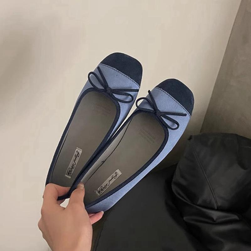 Fashion SUOJIALUN 2025 New Spring Women Flat Shoes Fashion Round Toe Shallow Slip On Ladies Ballet Shoes Soft Leather Eelgant Boat Shoes