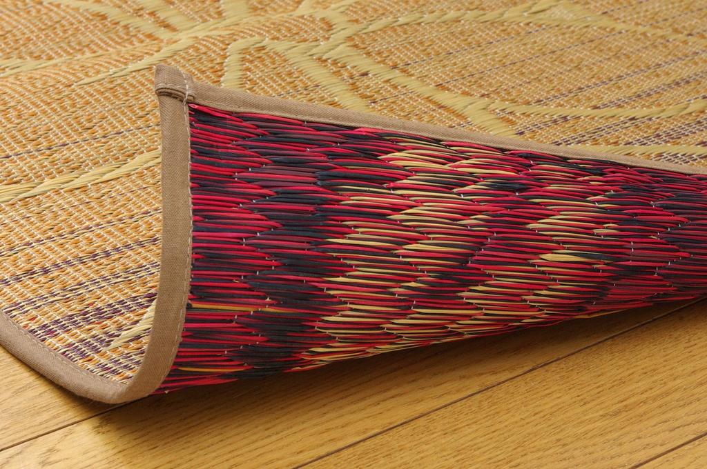 IKEHIKO Igusa Rug/Carpet, Nadeshiko Pattern, Approx. 191 X 250cm, Beige, Made In Japan #1705930