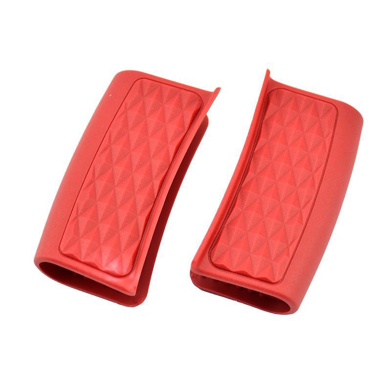 

Резиновые рукавицы с ромбовидным узором для защиты от ожогов в микроволновой печи красный