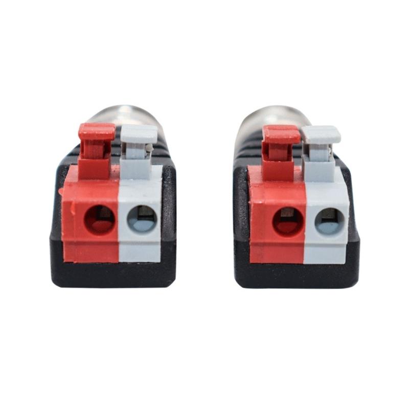 Press-Fit BNC Male Connector Adapter for Tool-Less Assembly Stable-performance BNC Connector for Easy Cable Terminations