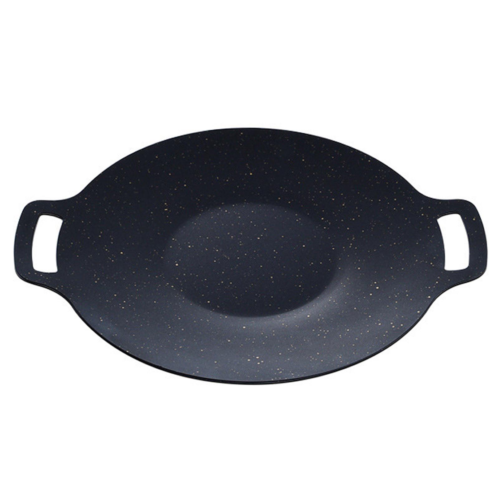 

Барбекю Круглая медицинская каменная тарелка для барбекю Сковороды с антипригарным покрытием Для использования в помещении и на открытом воздухе