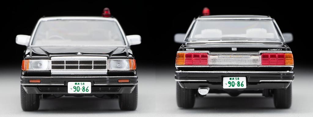 TOMYTEC Tomica Limited Vintage Neo Deka Nissan Cedric HT V20 Turbo SGL Black Finished Model 1/64 LV-Abunai Vol.9