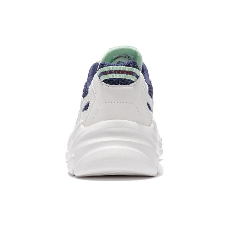 Li Ning Jing Ying Non-Slip Wear-Resistant Low-Top Sports Casual Shoes Men Sneakers White Blue AGLS053-3