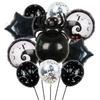 Halloween Pumpkin Cat Skull Ghost Aluminum Film Alien Latex Balloon Set Family Holiday Arrangement Gift
