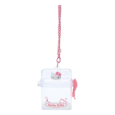 Sanrio Pitatto Friends (Mini) Clear Case, Hello Kitty, 8 X 8 X 4 Cm, Character, 604348