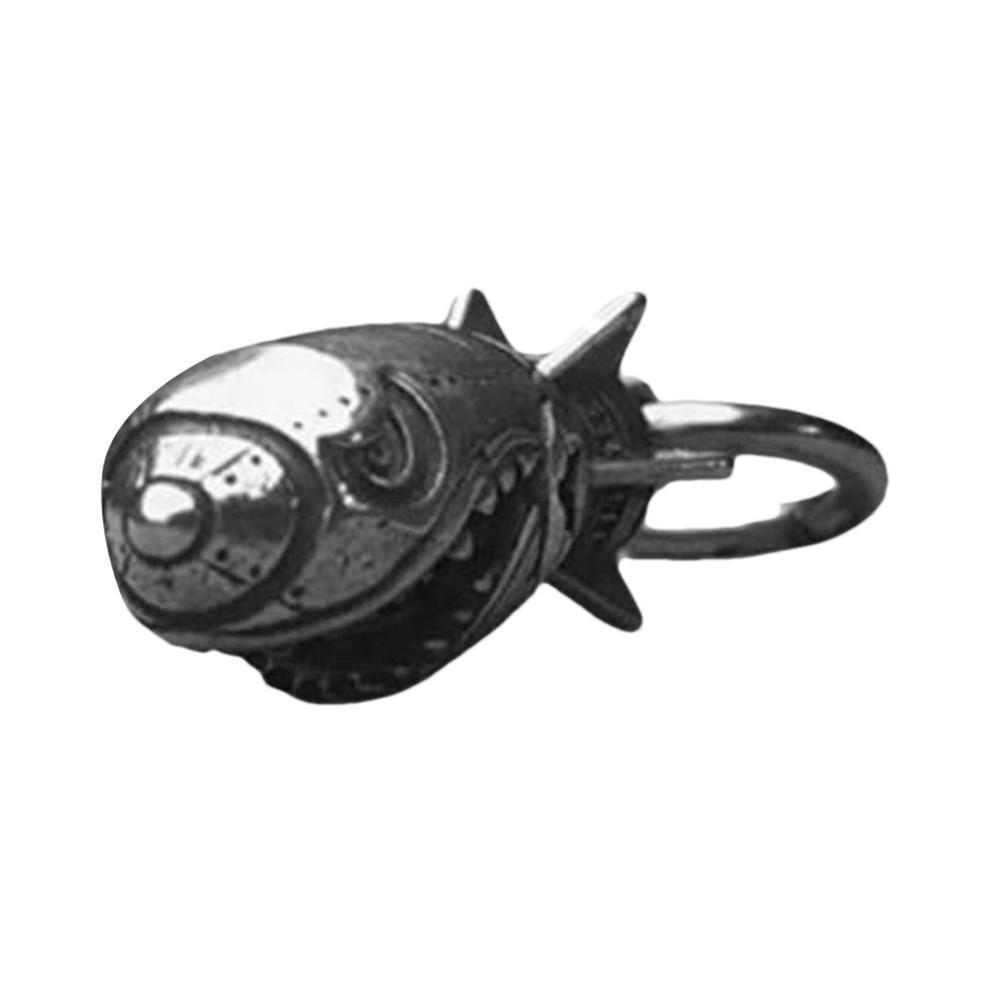 

Металлическая открывалка для бутылок, открывалка для пивных бутылок, брелок-подвеска, украшение для ключей, металлическая, забавная форма акулы, портативный брелок для мужчин