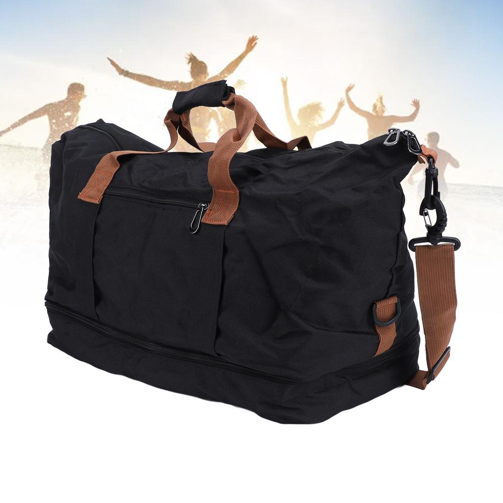 Reise-Duffle-Bag Oxford-Stoff Wasserdichte Weekender-Tasche Trocken- und Nass-Trennung Sport-Fitnessstudio-Tasche mit Schultergurt für Männer Frauen