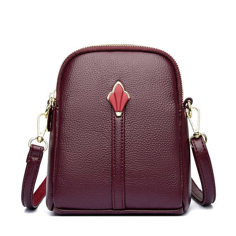 

Модная женская сумка через плечо, Минималистичная женская сумка для телефона, Повседневная сумка кроссбоди, Подходит для ежедневного использования и шопинга 15 cm *6 cm*18 cm красный