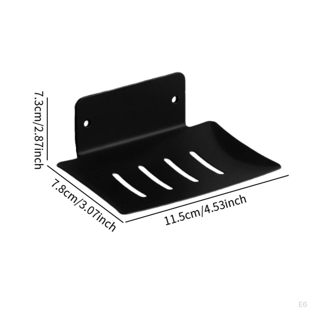 Bar Soap Holder Easy to Install Removable Sponge Sink Rack for Glasses Shower Wall