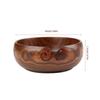 Wood Wooden Yarn Bowl With Holes Handmade Yarn Bowl Durable Knitting Yarn Bowl  For Knitting