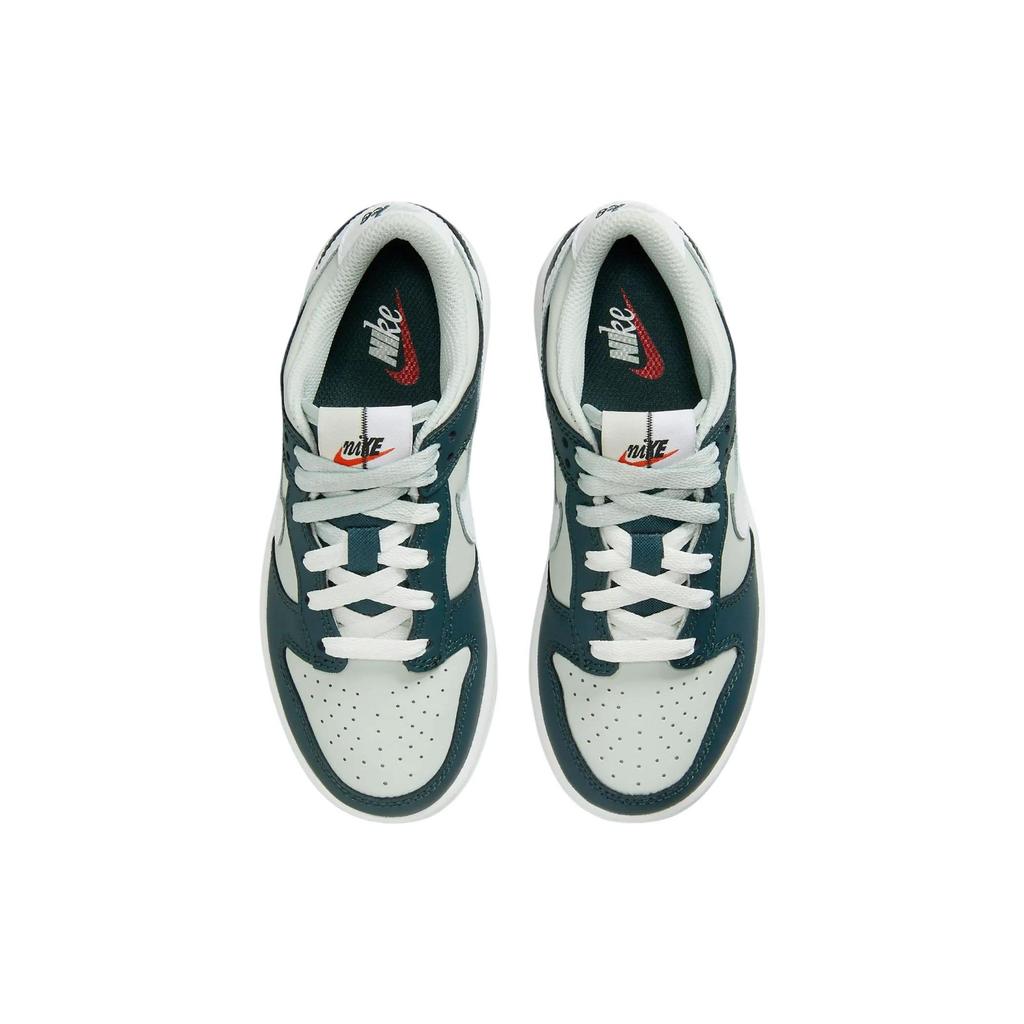 Nike Pantofi pentru copii Dunk Low GS Split - Deep Jungle pentru copii, albastru, alb, argintiu deschis FB9109-300