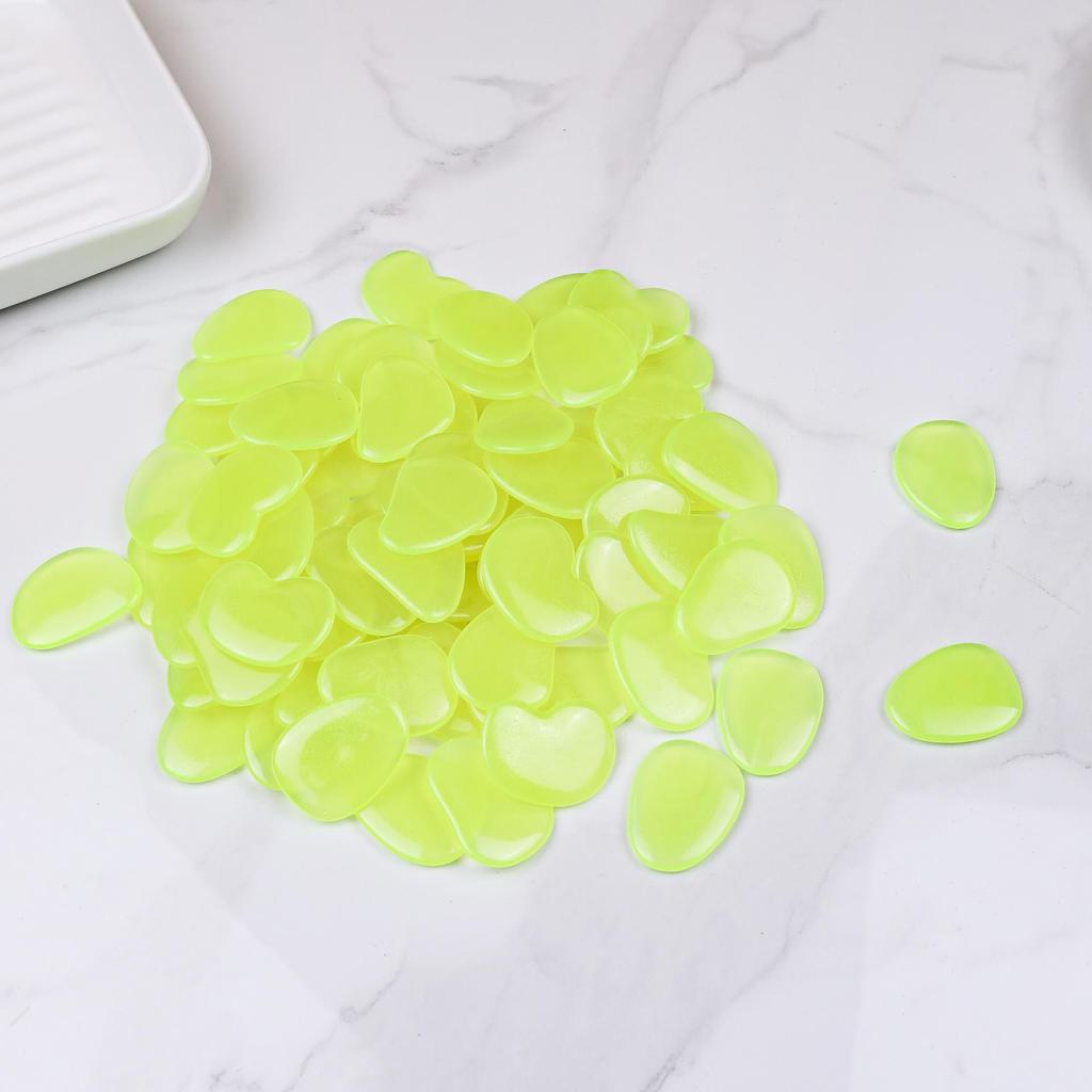 4cm Luminous Glow Pebbles for Garden, Fish Tank, Bonsai, and Decorative Landscaping