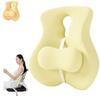 Breathable Back Support Pillow Adjustable Slider Ergonomic Waist Support Cushio  Work From Home